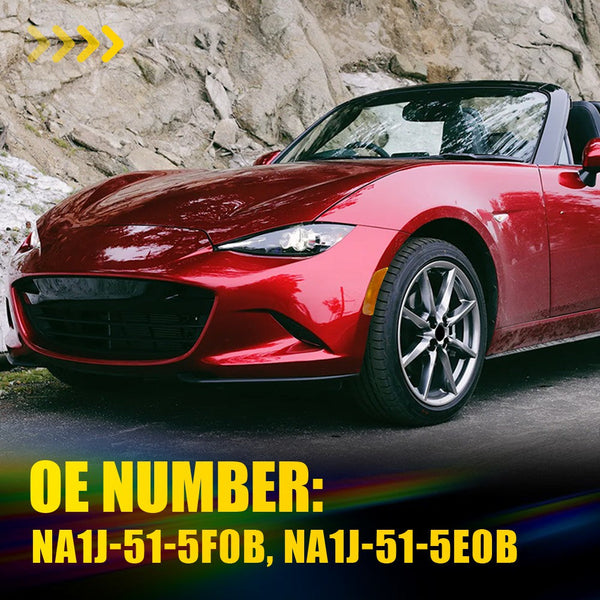 LED Side Marker Light Front Reflector for Mazda MX-5 Miata 2016-2023, Amber