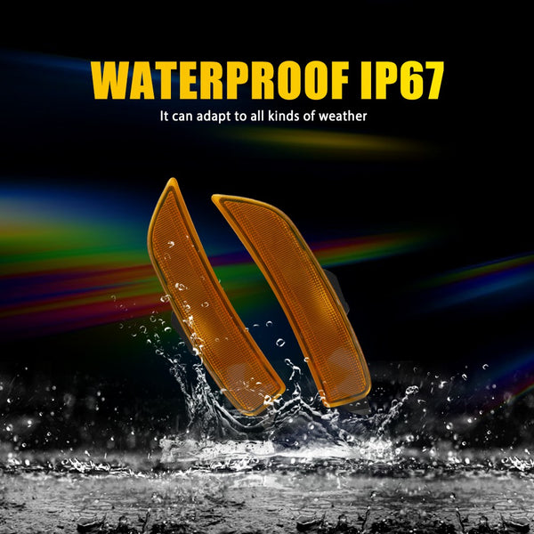 LED Side Marker Light Front Reflector for Mazda MX-5 Miata 2016-2023, Amber