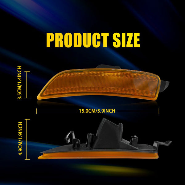 LED Side Marker Light Front Reflector for Mazda MX-5 Miata 2016-2023, Amber