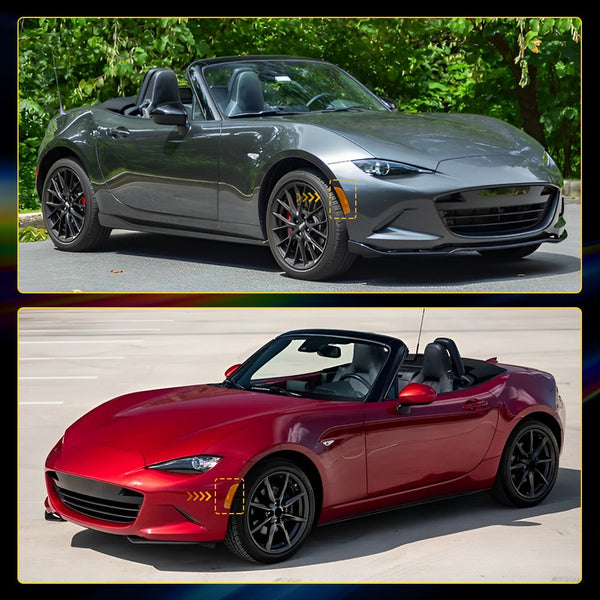 LED Side Marker Light Front Reflector for Mazda MX-5 Miata 2016-2023, Amber