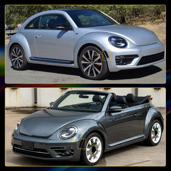 LED Side Marker Light Front Smoked Housing for VW Tiguan 2018-2023 & Beetle 2012-2019