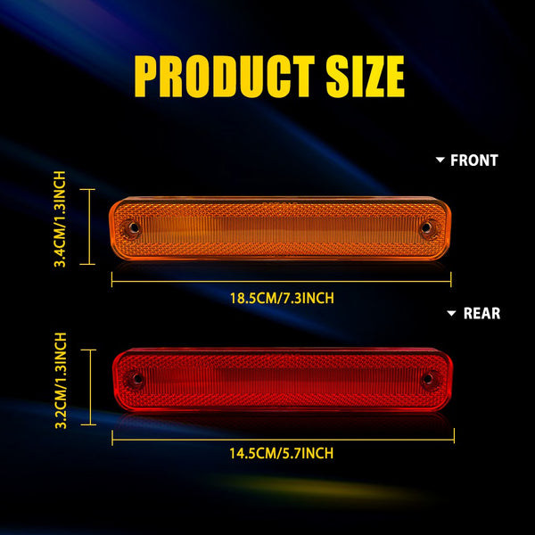 LED Side Marker Light Housing for Ford Bronco/F-Series/E-Series