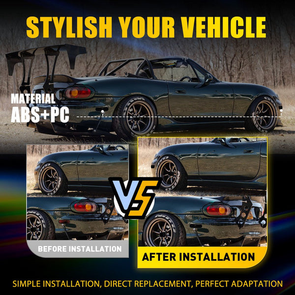 LED Side Marker Light Housing for Mazda Miata MX-5 1990-2005, Smoked