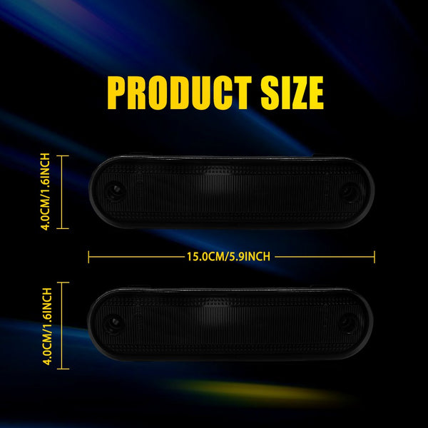 LED Side Marker Light Housing for Mazda Miata MX-5 1990-2005, Smoked