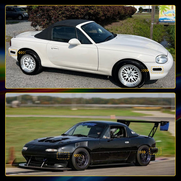 LED Side Marker Light Housing for Mazda Miata MX-5 1990-2005, Smoked