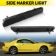 LED Side Marker Light Rear Bumper Reflector for Ford Mustang 1999-2004, Smoked Lens