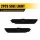 LED Side Marker Light Rear for Chevrolet Camaro 2010-2015, Smoked Lens, Rear Only