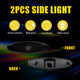 LED Side Marker Light Rear for Chevrolet Corvette C5 1997-2004, With T10 Bulbs