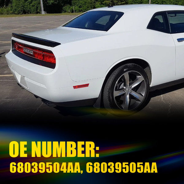 LED Side Marker Light Rear for Dodge Challenger/Charger 2008-2014, Red Lens