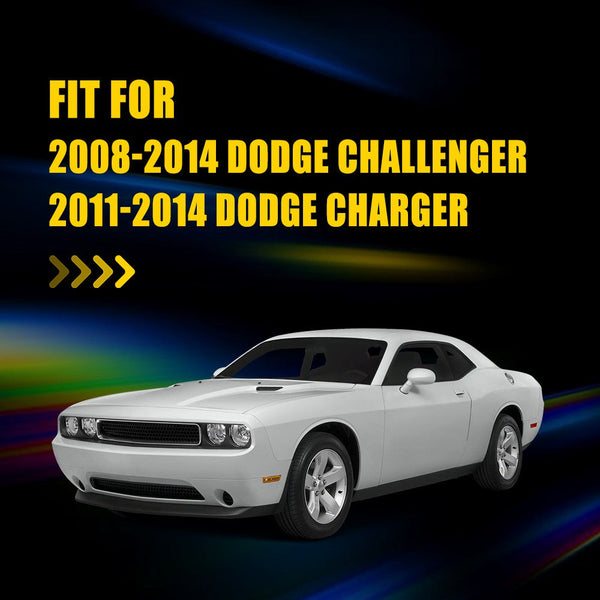 LED Side Marker Light Rear for Dodge Challenger/Charger 2008-2014, Red Lens