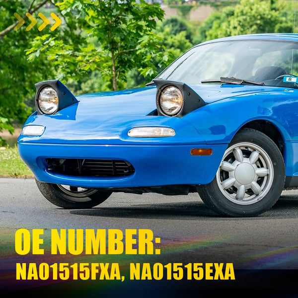 LED Side Marker Light Rear for Mazda MX-5 Miata 1990-2005, Red, Pair