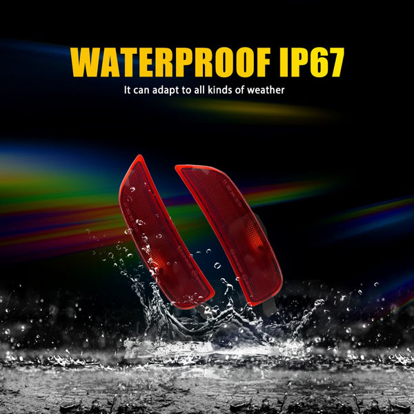 LED Side Marker Light Rear for Mazda MX-5 Miata 2016-2023, Red, Pair