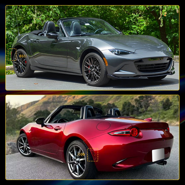 LED Side Marker Light Rear for Mazda MX-5 Miata 2016-2023, Red, Pair