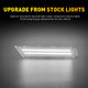 LED Side Marker Light Reflector for Chevrolet Camaro 2010-2015, Clear Lens, Front
