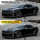LED Side Marker Light Reflector for Chevy Camaro 2010-2015, Clear Lens, Rear