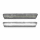 LED Side Marker Light Reflector for Ford Mustang 1999-2004, Clear Lens, White, Rear