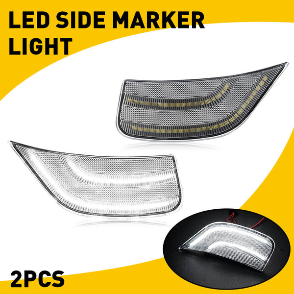 LED Side Marker Light Replacement for 2021-2023 Yukon XL/Denali/Tahoe/Suburban/Escalade/Escalade ESV Driver Passenger Side