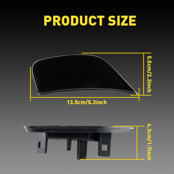 LED Side Marker Light Replacement for 2021-2023 Yukon XL/Denali/Tahoe/Suburban/Escalade/Escalade ESV Driver Passenger Side