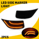 LED Side Marker Light Replacement for 2021-2023 Yukon XL/Denali/Tahoe/Suburban/Escalade/Escalade ESV Driver Passenger Side