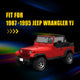LED Side Marker Light/Turn Signal Housing for Jeep Wrangler YJ 1987-1995, Smoked Lens, Front