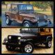 LED Side Marker Light/Turn Signal Housing for Jeep Wrangler YJ 1987-1995, Smoked Lens, Front
