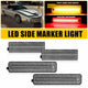 LED Side Marker Lights for 1998-2002 Pontiac Firebird Smoke Shell Front Amber Rear Red