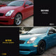 LED Side Marker Lights for 2002-2007 Skyline V35 Coupe /2003-2007 G35 2D Coupe, Front Bumper Smoke Lens
