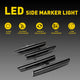 LED Side Marker Lights for 2004-2008 Acura TL (Not Fit Type-S Models), Front and Rear Bumper