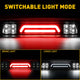LED Third Brake Light Compatible with 2007-2018 Toyota Tundra, Smoked Shell Lens