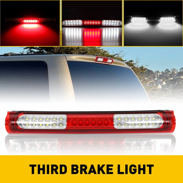 LED Third Brake Light Compatible with 97-03 Ford F-150, 97-99 F-250, 00-05 Excursion, Smoked Shell Lens