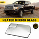 Left Driver Side Heated Mirror Glass with Blind Spot Glass for 2011-2014 Ford F150