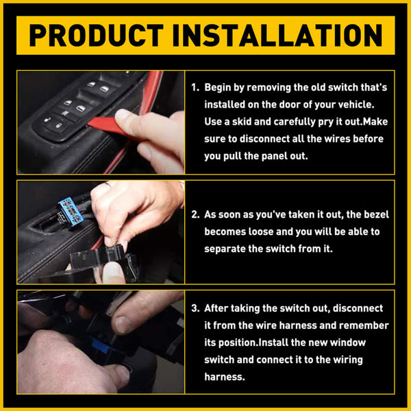 Master Power Window Control Switch for Chrysler 200, Dodge Dart, Jeep Cherokee 13+8pin