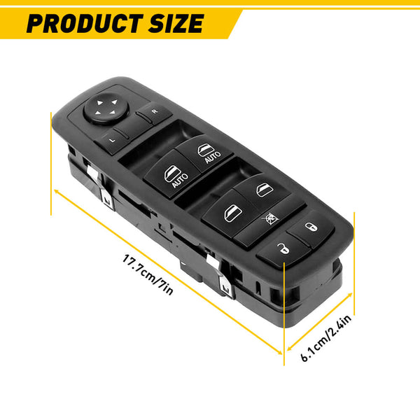 Master Power Window Door Switch For Chrysler Dodge Charger Ram 4-Door 11 PIN