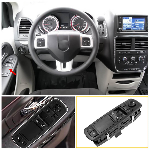 Master Power Window Switch for 2008-2011 Dodge Grand Caravan, Chrysler Town & Country 8+8 Pin