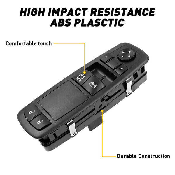 Master Power Window Switch for 2008-2011 Dodge Grand Caravan, Chrysler Town & Country 8+8 Pin
