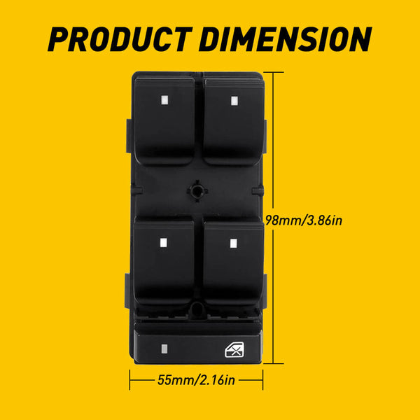 Master Power Window Switch for Chevy GMC Buick 6+8 Pins