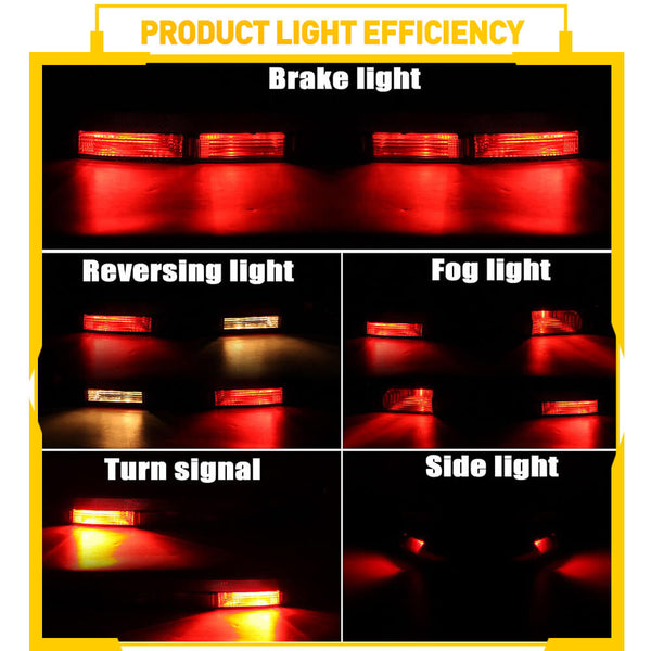 Rear Bumper Light w/Halogen Bulb Fits 2016-2020 Audi Q7 - US Version / With 5 Holes