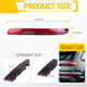 Rear Bumper Light w/Halogen Bulb Fits 2016-2020 Audi Q7 - US Version / With 5 Holes