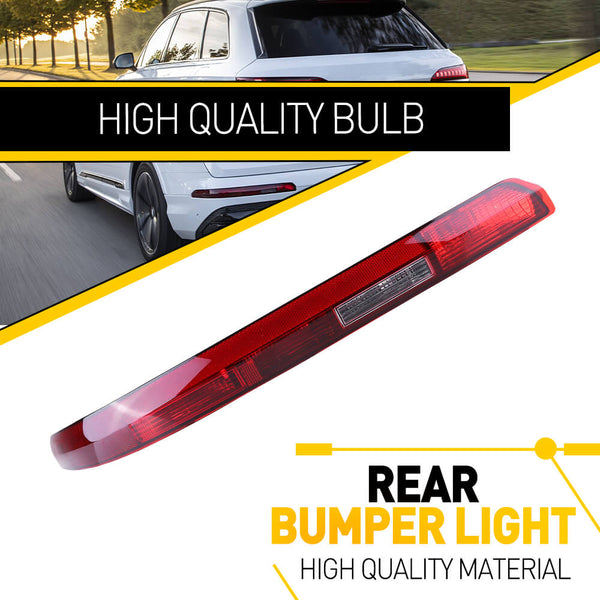 Rear Bumper Light w/Halogen Bulb Fits 2016-2020 Audi Q7 - US Version / With 5 Holes