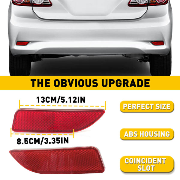 Rear Bumper Reflector Lamp Case For 2011-2013 Lexus CT 200h CT200h, 2011-2013 Toyota Corolla