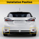 Rear Bumper Reflector Lamp Case For 2011-2013 Lexus CT 200h CT200h, 2011-2013 Toyota Corolla