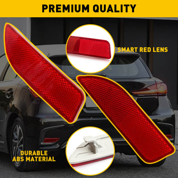 Rear Bumper Reflector Lamp Case For 2011-2013 Lexus CT 200h CT200h, 2011-2013 Toyota Corolla