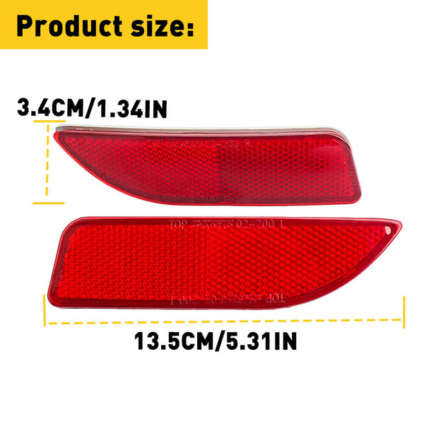 Rear Bumper Reflector Lamp Case For 2011-2013 Lexus CT 200h CT200h, 2011-2013 Toyota Corolla