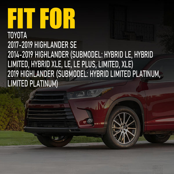 Rear Bumper Reflector Set For 2014-2019 Toyota Highlander Rear Left & Right