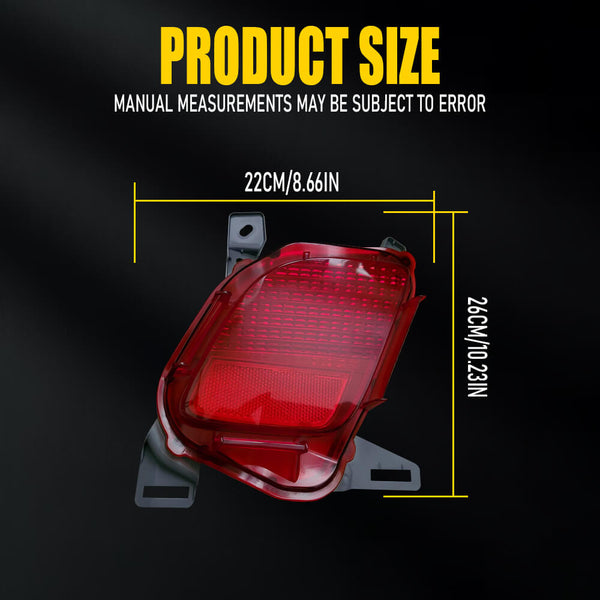 Rear Bumper Reflector Set For 2014-2019 Toyota Highlander Rear Left & Right