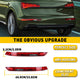 Rear Bumper Reverse Tail Light Fog Lamp Compatible with 2018-2021 Audi Q5 (with 5 holes type)