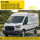Rearview Side Mirror Glass for 2015-2022 Ford Transit 150 250 350 350HD - Upper & Lower Mirror Glass