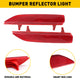 Red Rear Bumper Reflector Lamp Case Compatible with 2007-2009 Honda CRV
