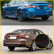 Red Rear Bumper Reflector Lamp Case Compatible with 2018-2021 Toyota Camry (Left+Right)
