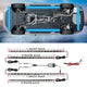 RGB LED Strip Under Car Tube Underglow Underbody System Neon Light Kit with 210pcs LEDs
